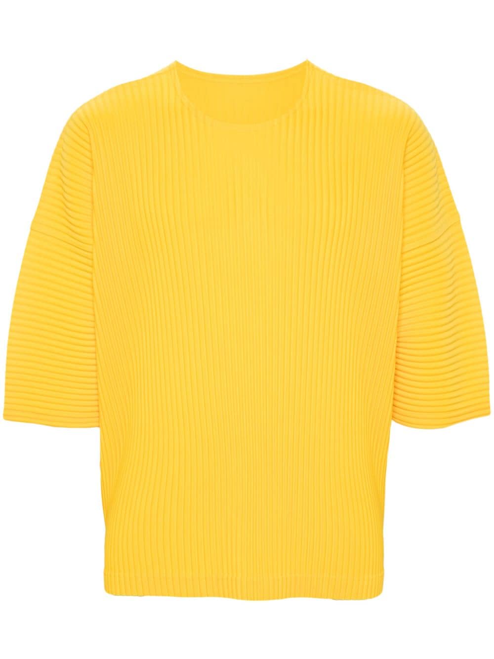 Homme Plissé Issey Miyake Mc July T-shirt - Yellow von Homme Plissé Issey Miyake