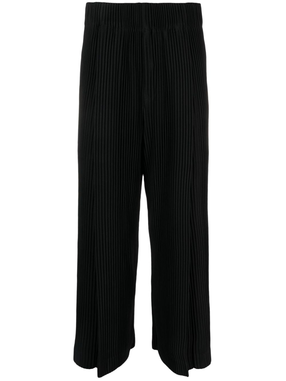 Homme Plissé Issey Miyake Mc October pleated trousers - Black von Homme Plissé Issey Miyake