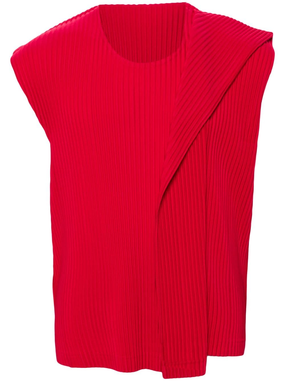 Homme Plissé Issey Miyake Rectangle top - Red von Homme Plissé Issey Miyake