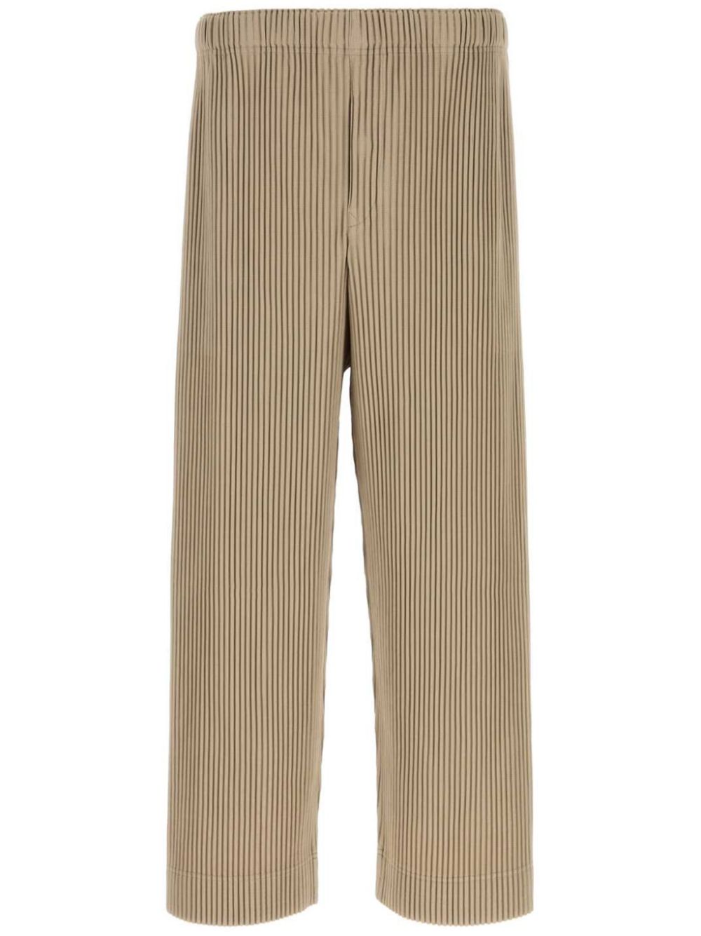 Homme Plissé Issey Miyake September trousers - Neutrals von Homme Plissé Issey Miyake