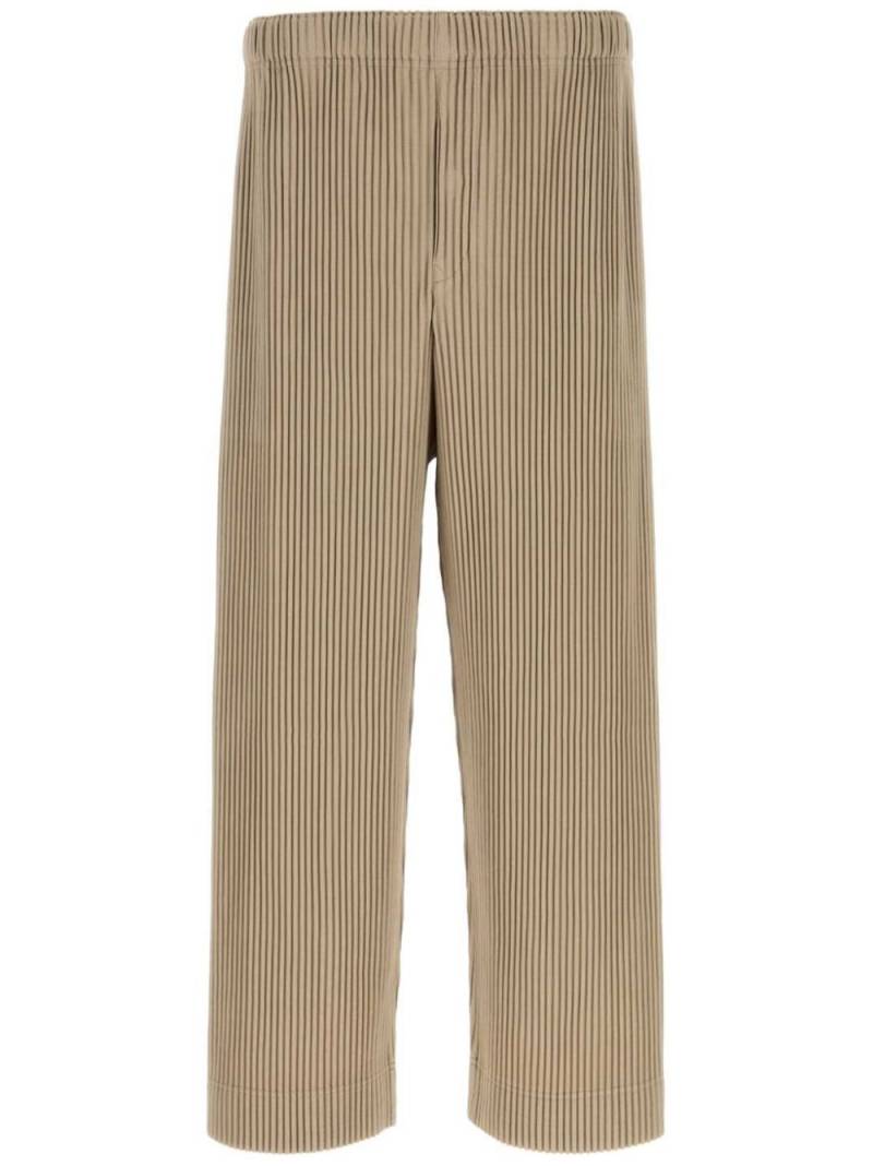 Homme Plissé Issey Miyake September trousers - Neutrals von Homme Plissé Issey Miyake