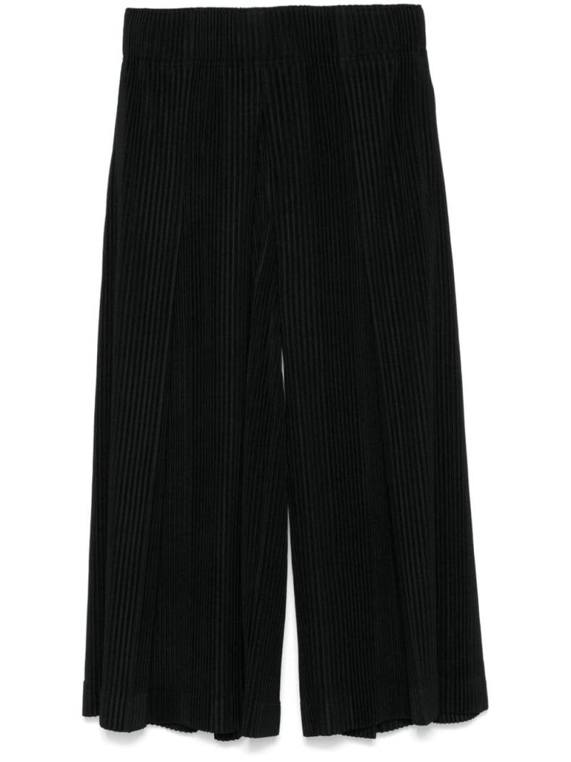 Homme Plissé Issey Miyake Tucked trousers - Black von Homme Plissé Issey Miyake