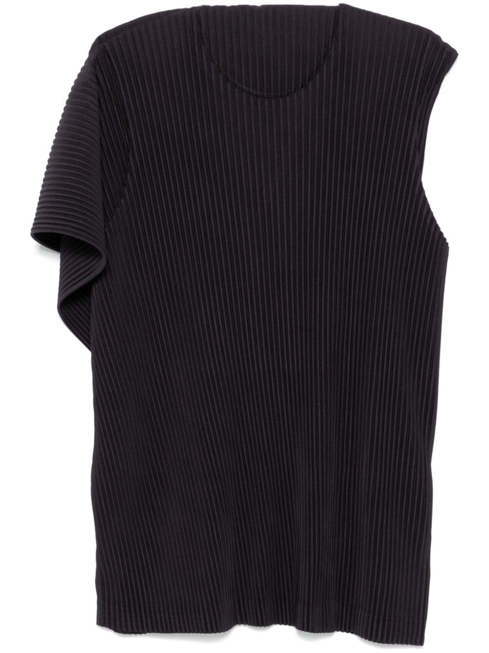 Homme Plissé Issey Miyake asymmetric vest - Grey von Homme Plissé Issey Miyake