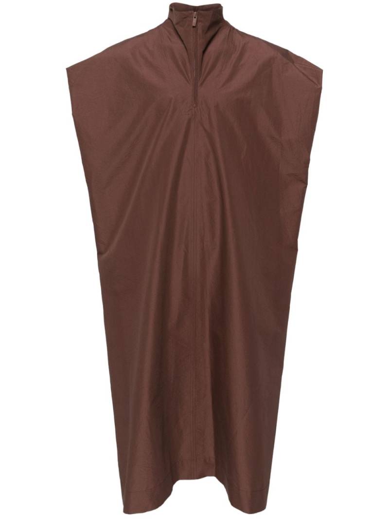 Homme Plissé Issey Miyake blank long shirt - Brown von Homme Plissé Issey Miyake