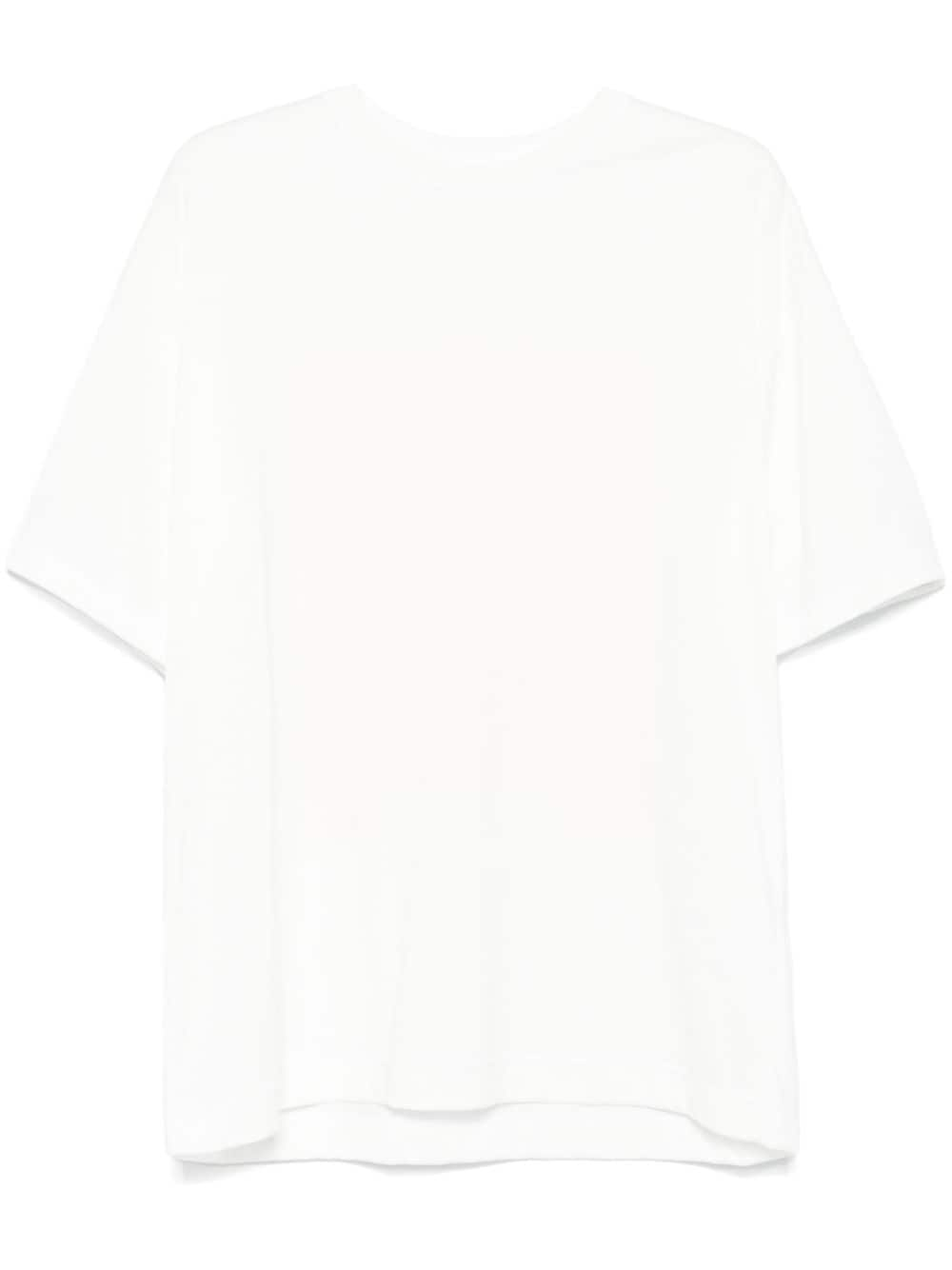 Homme Plissé Issey Miyake graphic-print T-shirt - White von Homme Plissé Issey Miyake