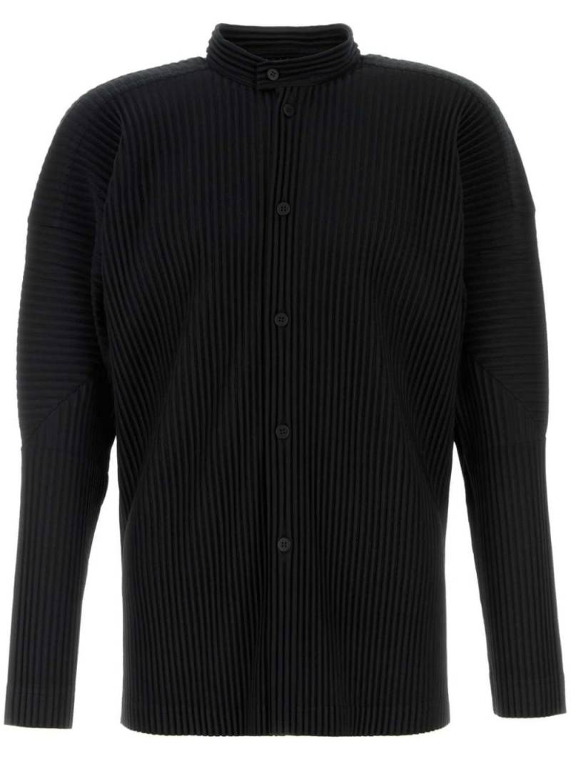 Homme Plissé Issey Miyake pleated shirt - Black von Homme Plissé Issey Miyake