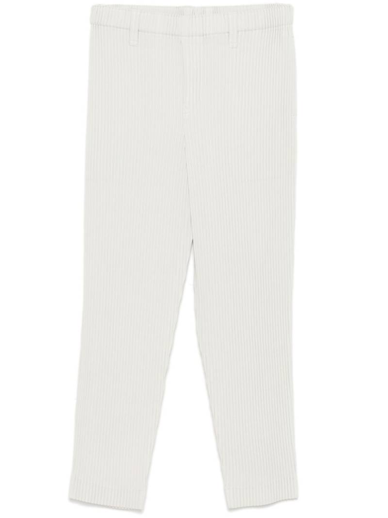 Homme Plissé Issey Miyake pleated trousers - Neutrals von Homme Plissé Issey Miyake