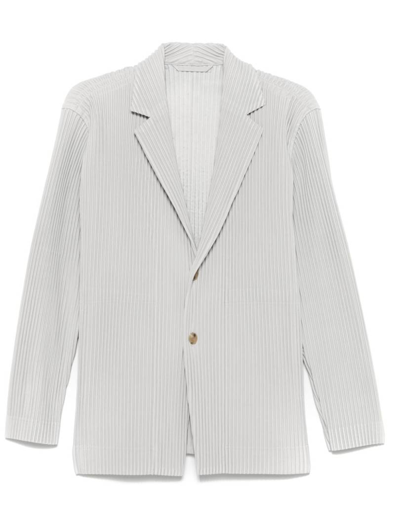 Homme Plissé Issey Miyake plissé blazer - Grey von Homme Plissé Issey Miyake