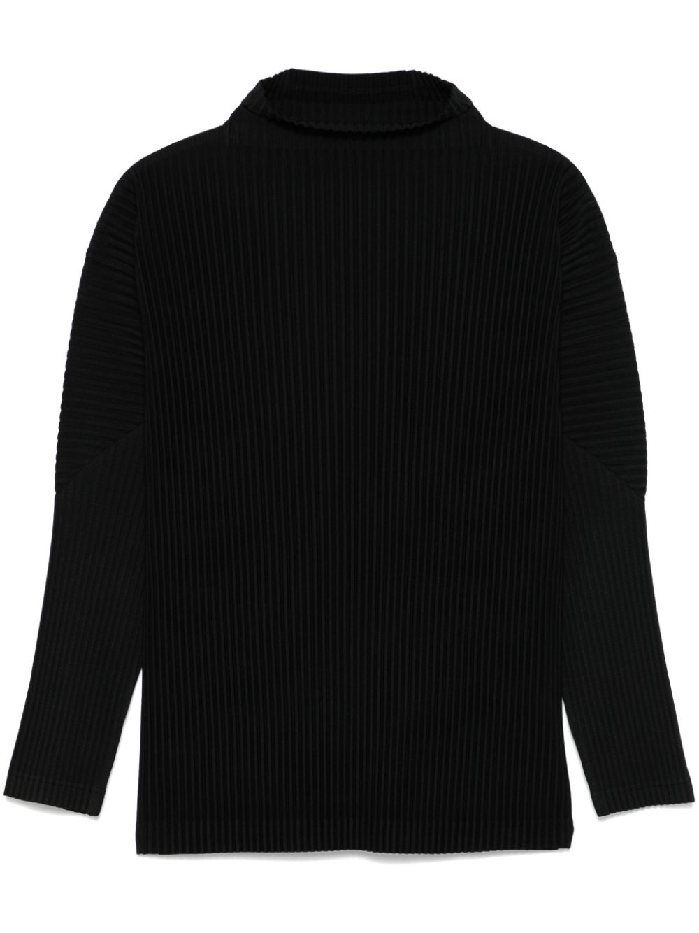 Homme Plissé Issey Miyake plissé-effect sweater - Black von Homme Plissé Issey Miyake