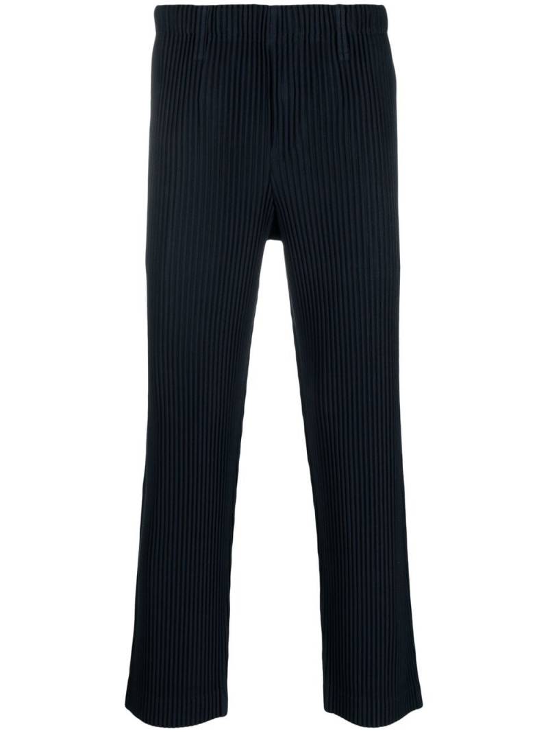 Homme Plissé Issey Miyake straight leg trousers - Blue von Homme Plissé Issey Miyake