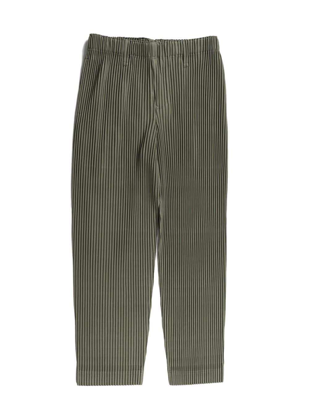 Homme Plissé Issey Miyake straight-leg trousers - Green von Homme Plissé Issey Miyake