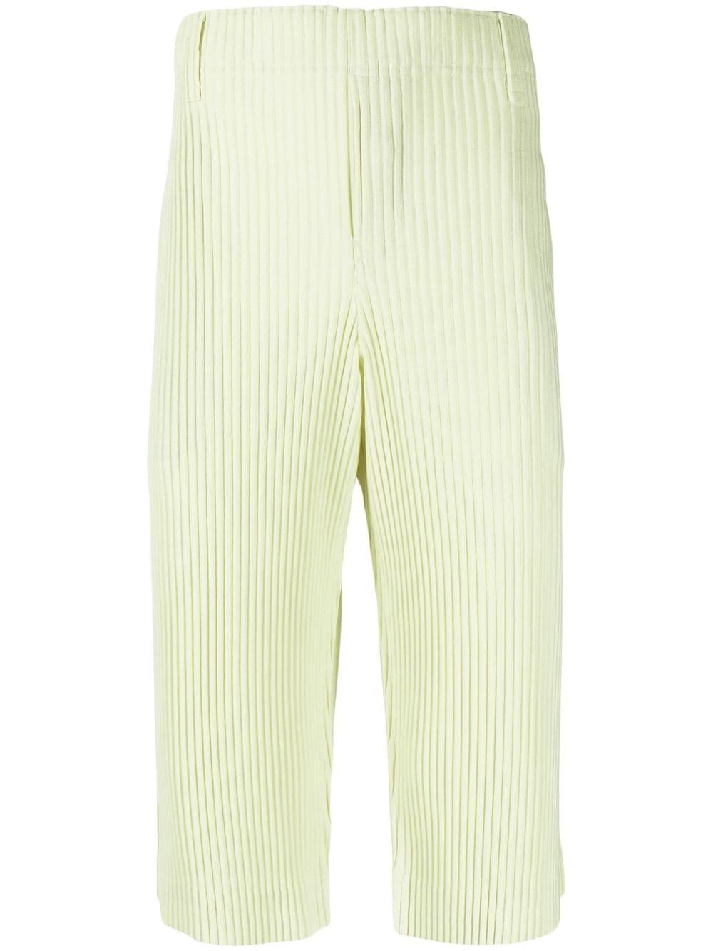 Homme Plissé Issey Miyake tailored pleated shorts - Yellow von Homme Plissé Issey Miyake