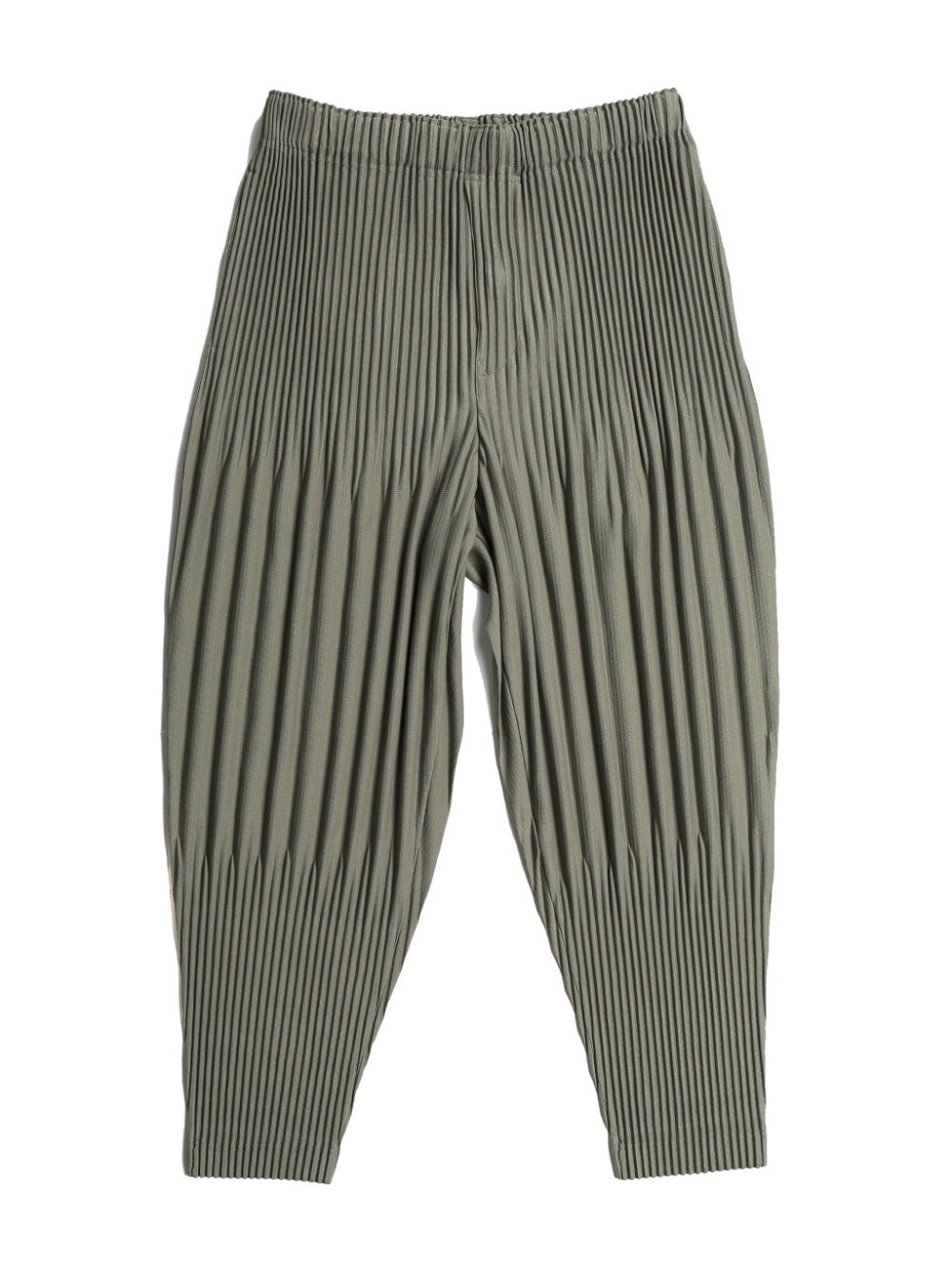 Homme Plissé Issey Miyake tapred trousers - Green von Homme Plissé Issey Miyake