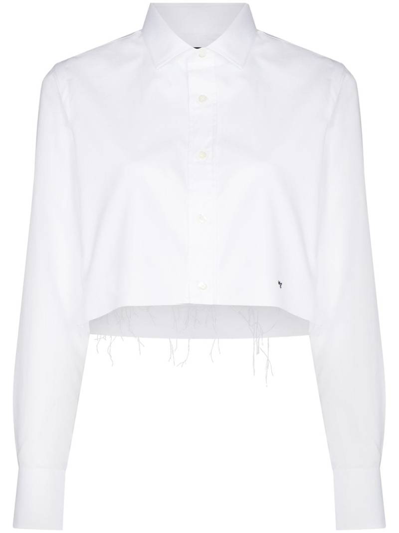 HommeGirls long-sleeve cropped shirt - White von HommeGirls