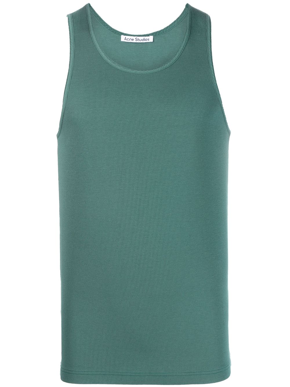 Honey Fucking Dijon sleeveless fine-ribbed top - Green von Honey Fucking Dijon