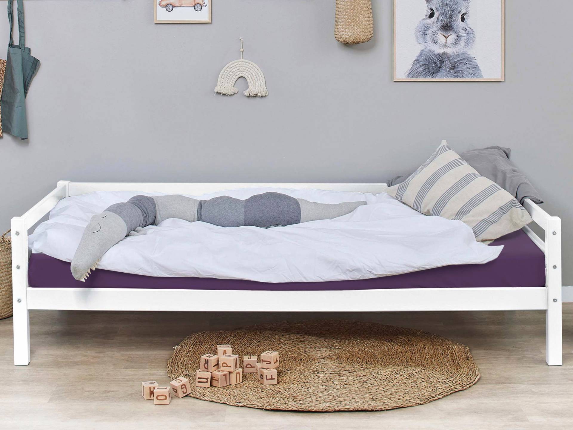 Hoppekids Kinderbett »ECO Dream«, Kinderbett 90x200 Massiv mit Matratze von Hoppekids