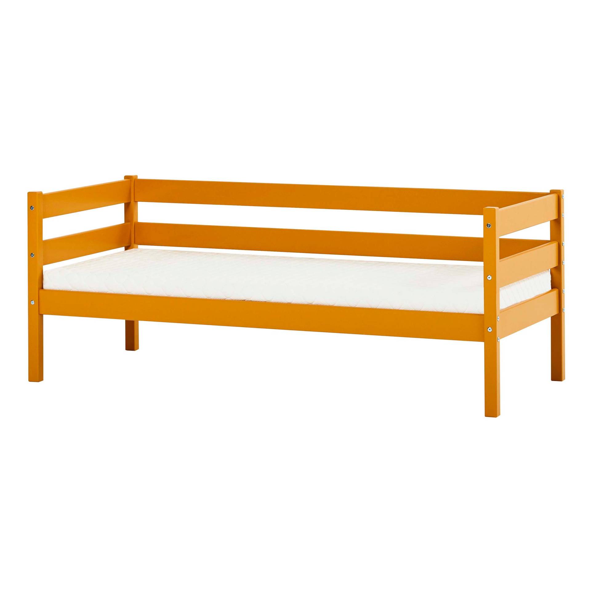 Hoppekids Einzelbett »ECO Comfort Kinderbett, Kiefer Massivholz, Jugendbett inkl. Rollrost«, 70x160 cm, wahlweise in verschieden Farben/ Matratze/ Absturzsicherung von Hoppekids