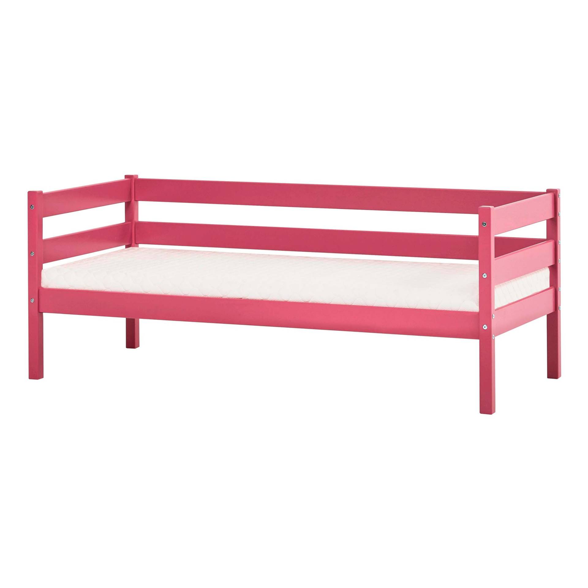 Hoppekids Einzelbett »ECO Comfort Kinderbett, Kiefer Massivholz, Jugendbett inkl. Rollrost«, 70x160 cm, wahlweise in verschieden Farben/ Matratze/ Absturzsicherung von Hoppekids