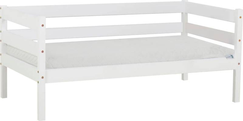 Hoppekids Einzelbett »ECO Comfort Kinderbett, Kiefer Massivholz, Jugendbett inkl. Rollrost«, 70x160 cm, wahlweise in verschieden Farben/ Matratze/ Absturzsicherung von Hoppekids