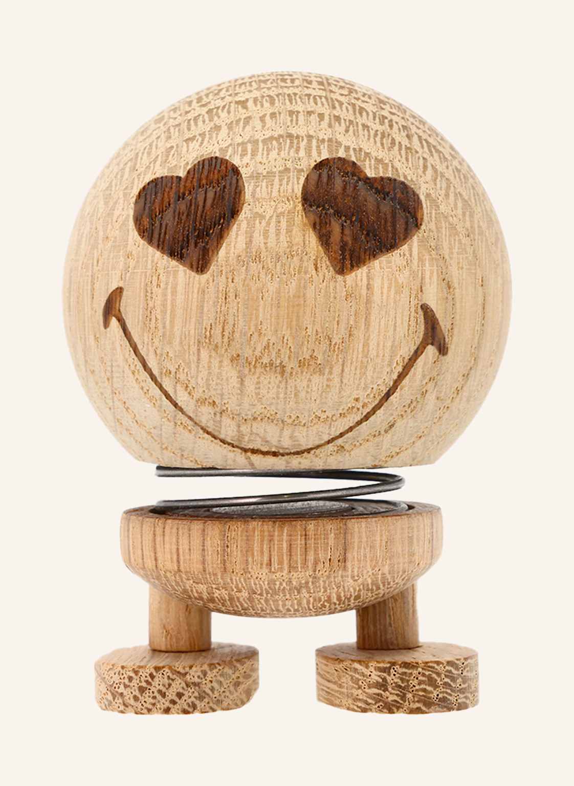 Hoptimist Dekofigur Smiley Love Small braun von Hoptimist