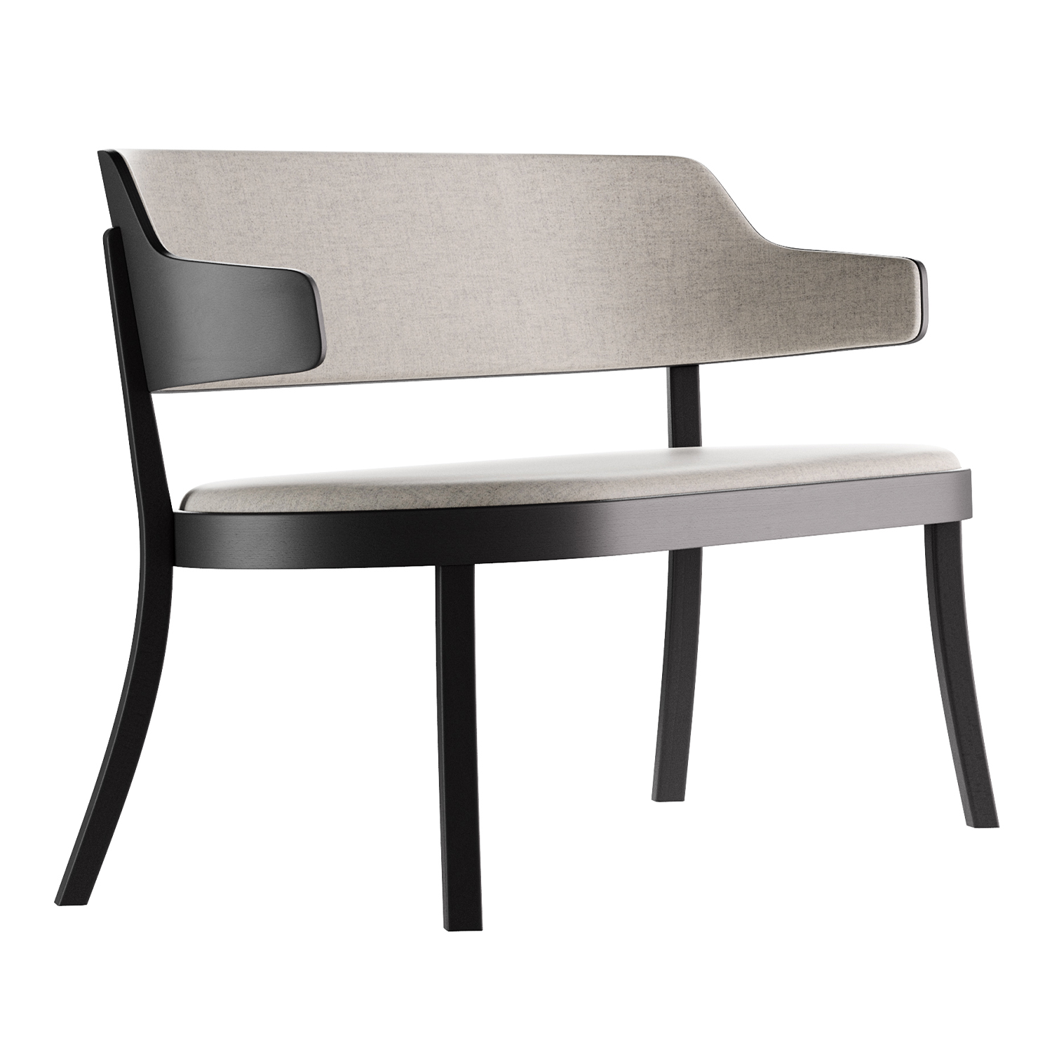 17-425 Seley Lounge Sitzbank, Holz buche schwarz hg203, Stoff remix 0543 17-425 Seley Lounge Sitzbank, Holz buche schwarz hg203, Stoff remix 0543 von Horgenglarus