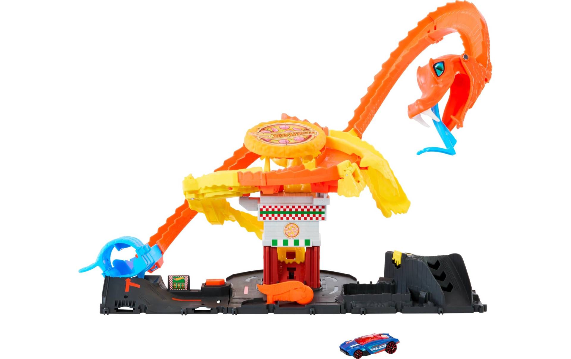 Hot Wheels Konstruktions-Spielset »Hot Wheels City Cobra Slam Pizza Attack« von Hot Wheels