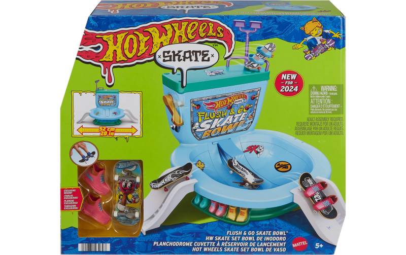 Hot Wheels Spiel »Wheels City Skate Flushin' Skate Bowl« von Hot Wheels