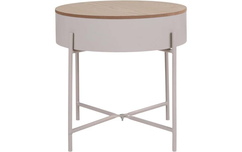 House Nordic Beistelltisch »Beistelltisch Sisco Beige/Hellgrau« von House Nordic