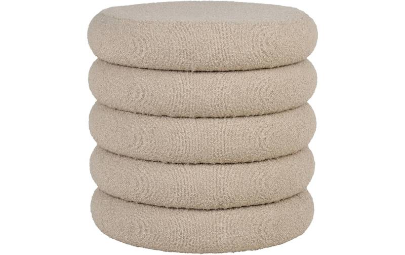 House Nordic Pouf »Brooklyn 44 x 44 cm, Beige« von House Nordic