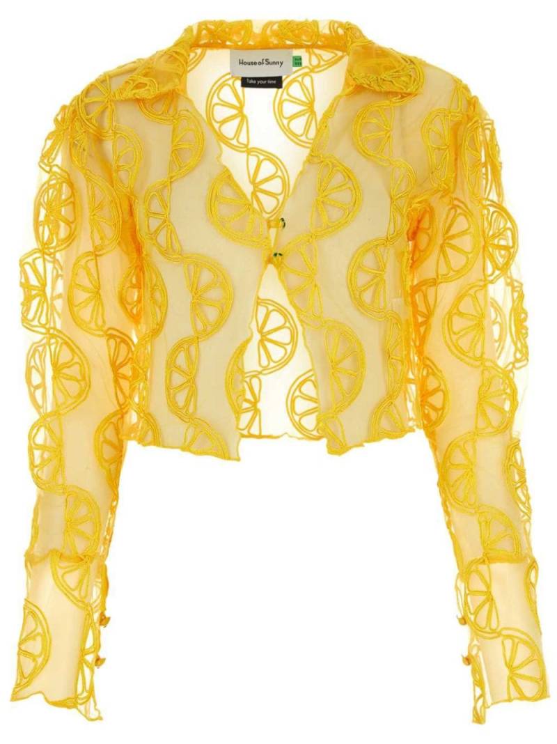 House of Sunny Casa Limon shirt - Yellow von House of Sunny