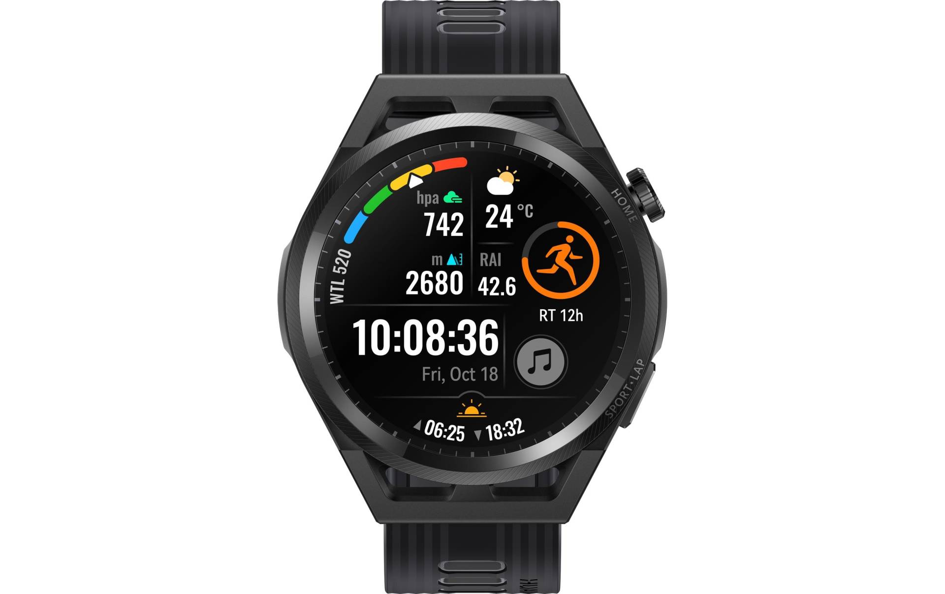 Huawei Smartwatch »GT Runner Black«, (/ 1,43 Zoll), Harmony OS,) von Huawei