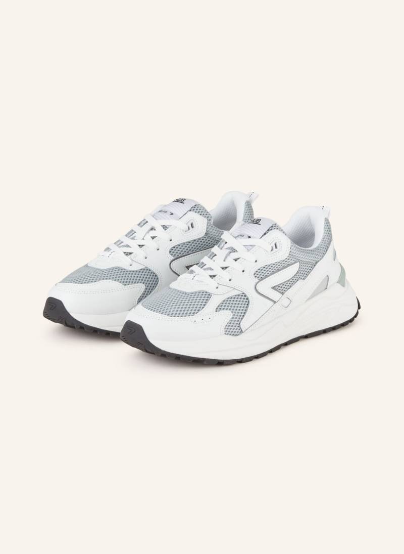 Hub Sneaker Grid weiss von Hub