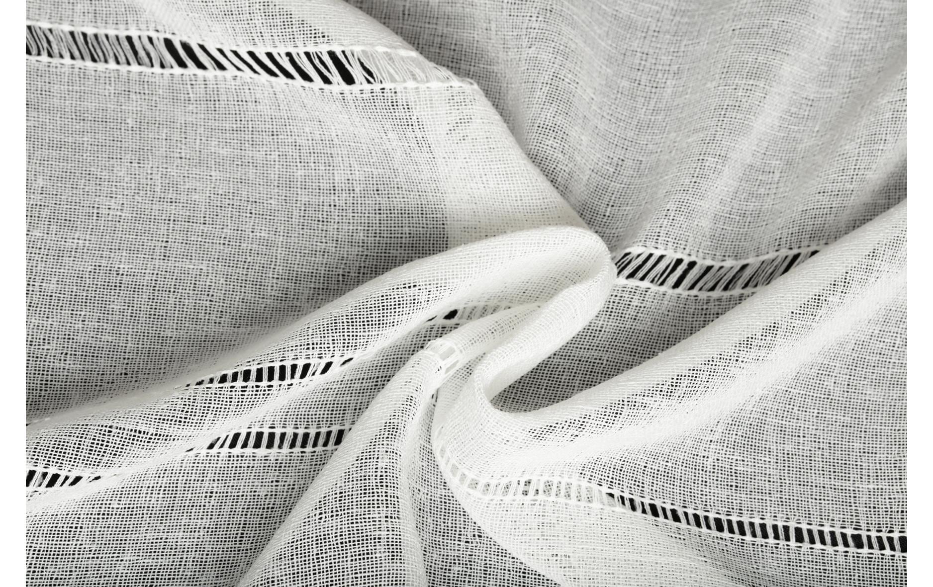 Hubatka TEXTIL Vorhang »mit Schlaufe 150 x 260 cm, Offwhite«, (1 St.) von Hubatka TEXTIL