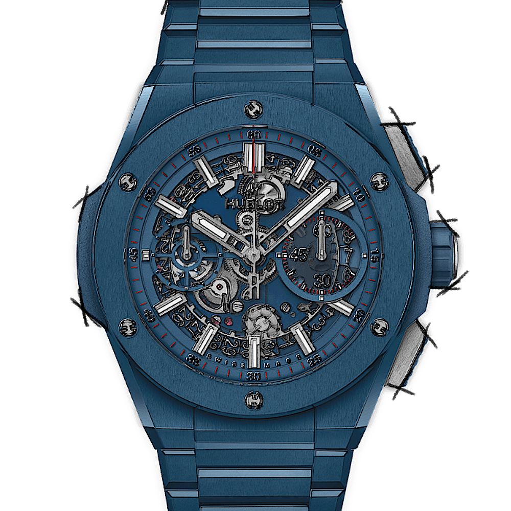 Hublot Big Bang Integrated Blue Ceramic von Hublot