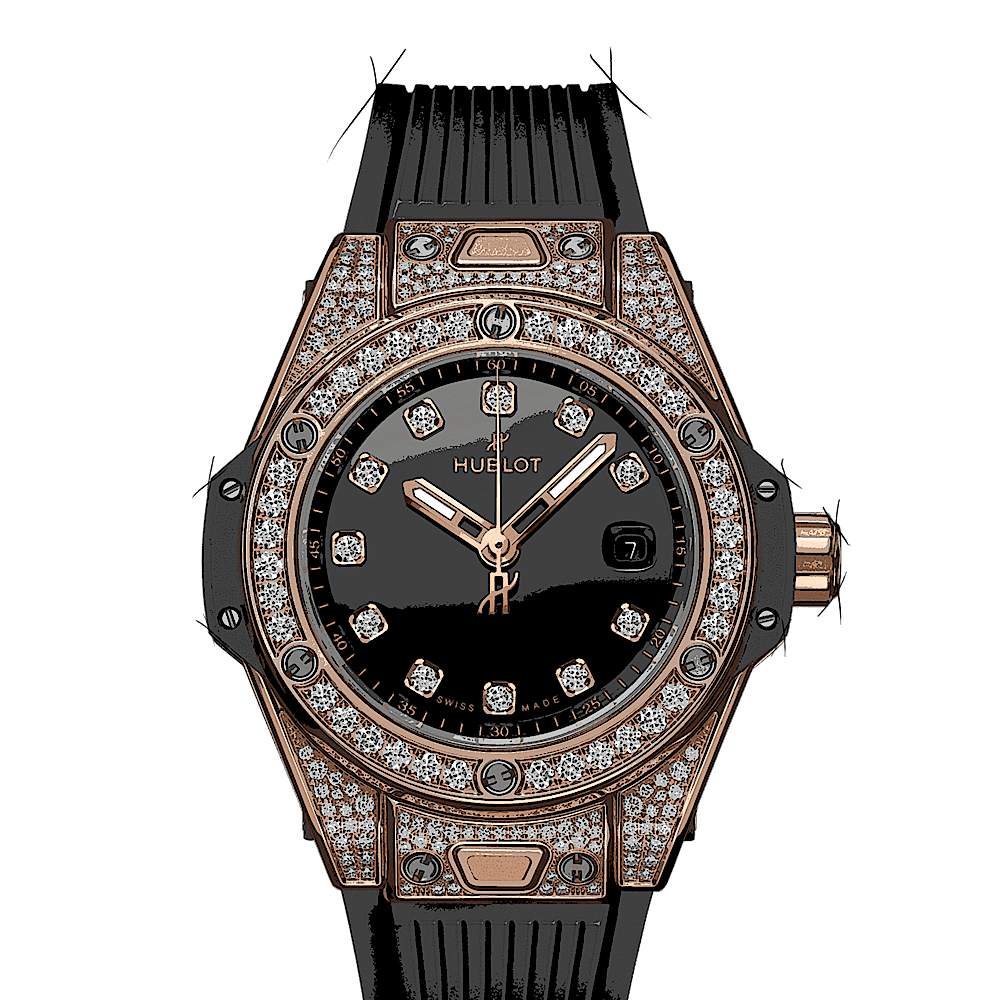 Hublot Big Bang One Click King Gold Pavé von Hublot