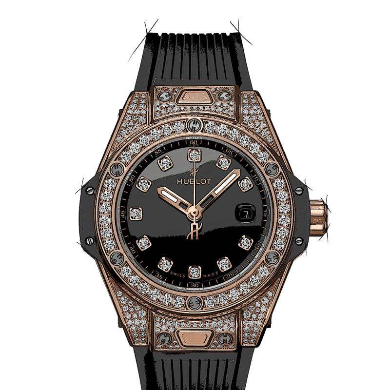 Hublot Big Bang One Click King Gold Pavé von Hublot