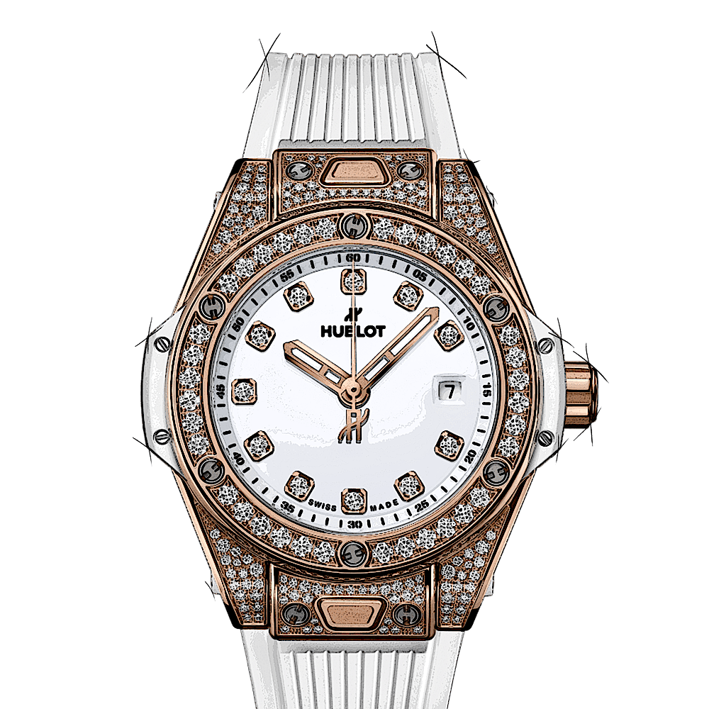 Hublot Big Bang One Click King Gold White Pavé von Hublot