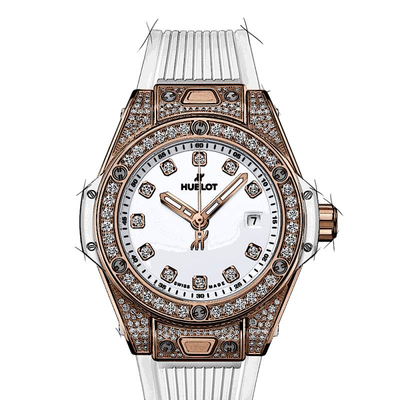 Hublot Big Bang One Click King Gold White Pavé von Hublot