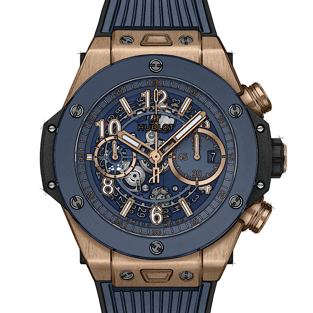 Hublot Big Bang Unico King Gold Blue Ceramic von Hublot