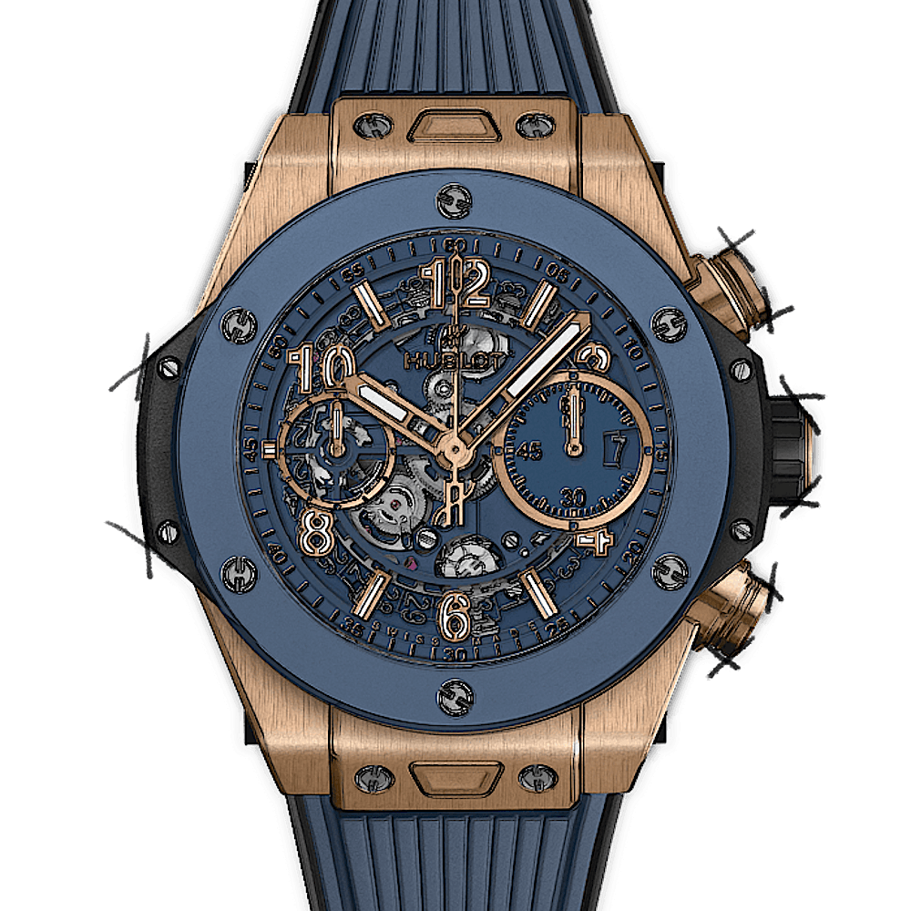 Hublot Big Bang Unico King Gold Blue Ceramic von Hublot