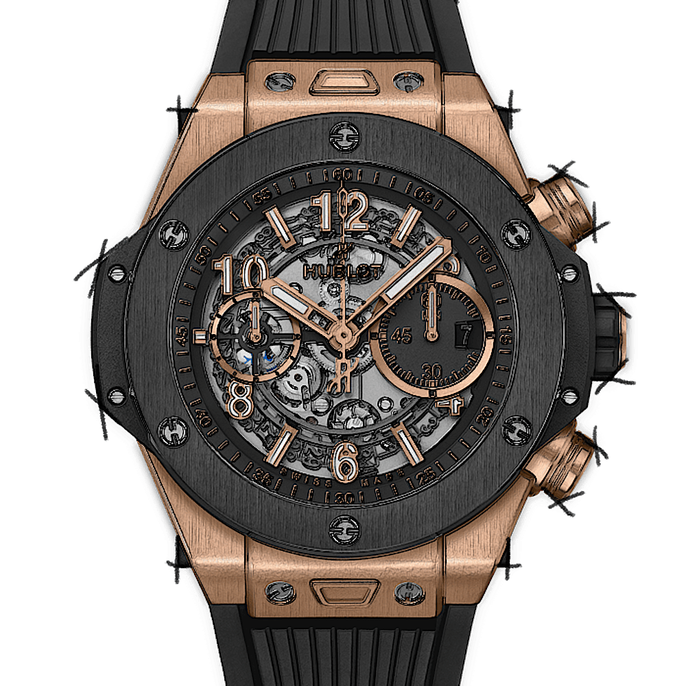 Hublot Big Bang Unico King Gold Ceramic von Hublot