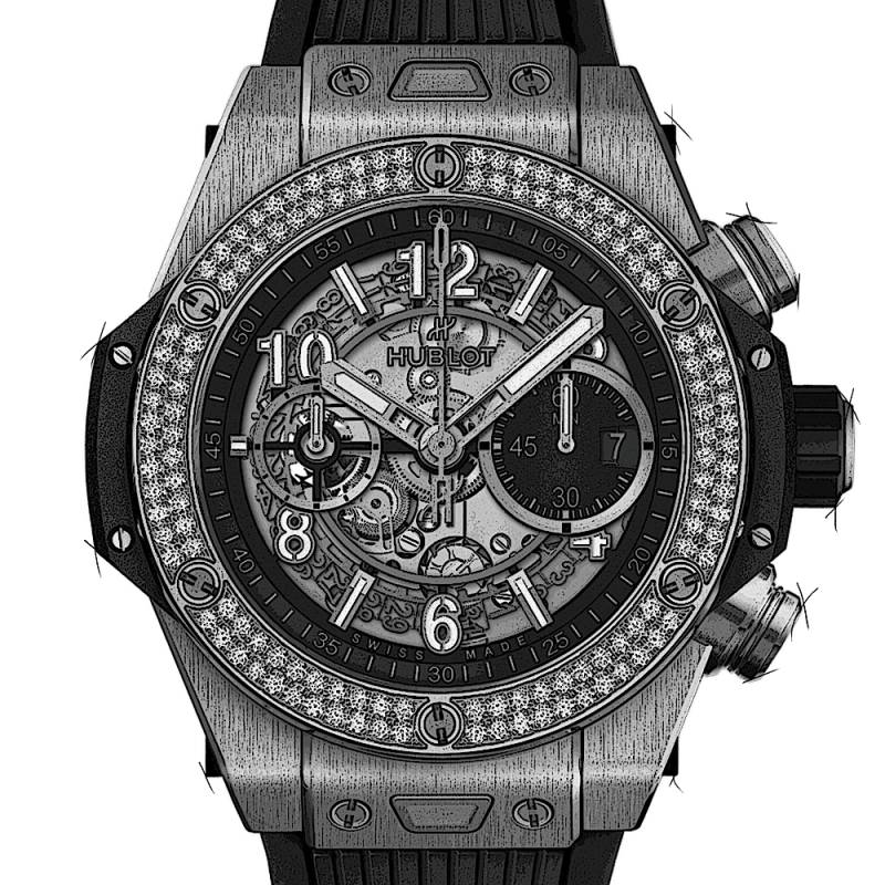 Hublot Big Bang Unico Titanium Diamonds von Hublot