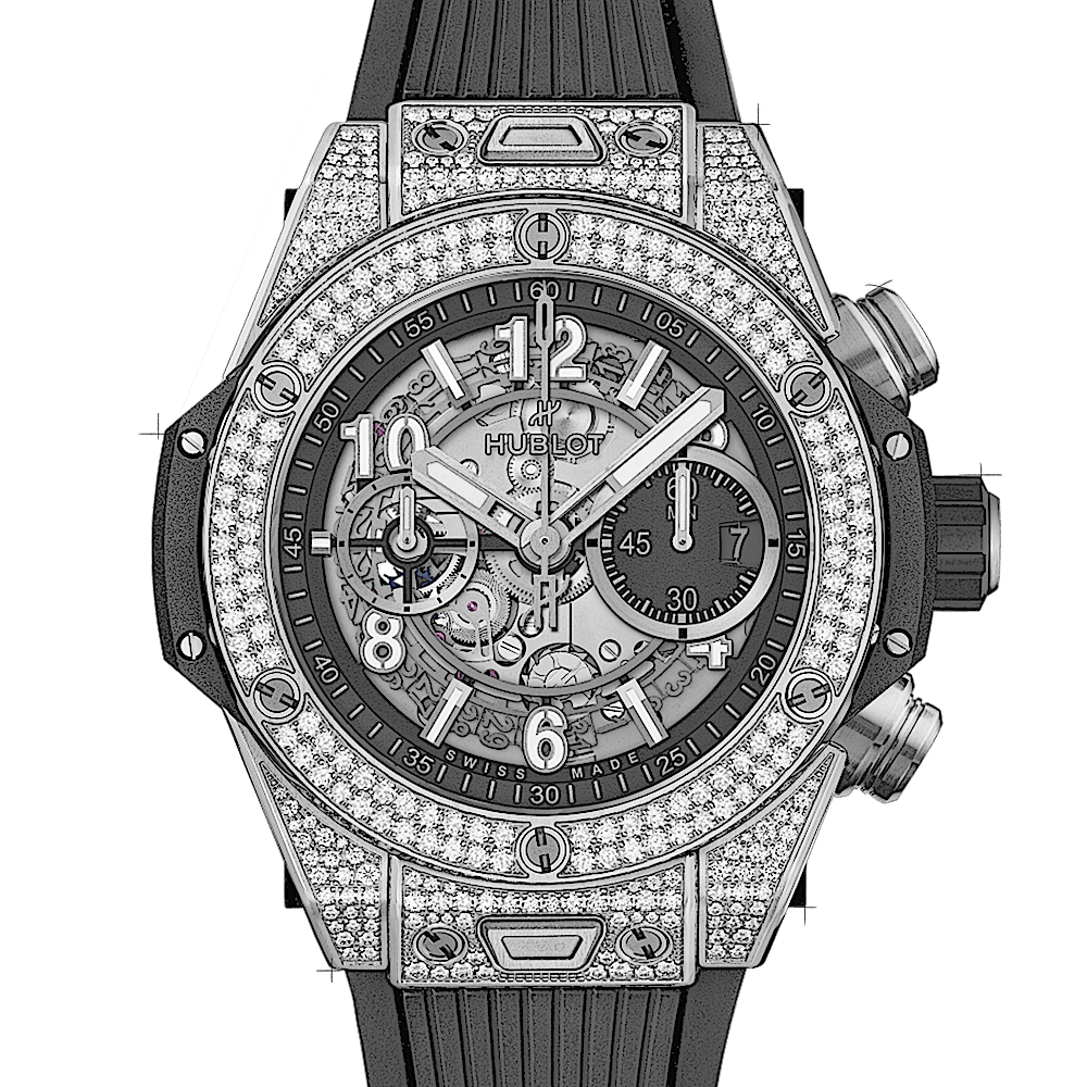 Hublot Big Bang Unico Titanium Pavé von Hublot