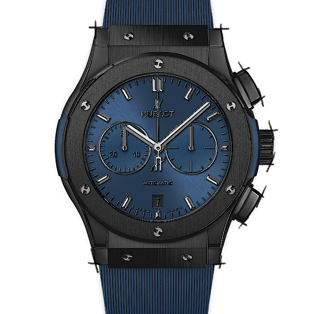 Hublot Classic Fusion Ceramic Blue Chronograph von Hublot