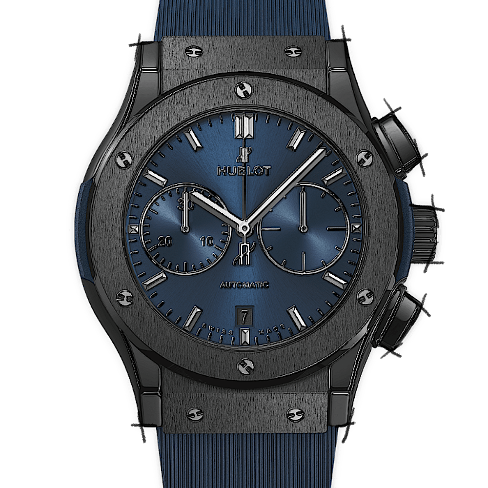 Hublot Classic Fusion Ceramic Blue Chronograph von Hublot