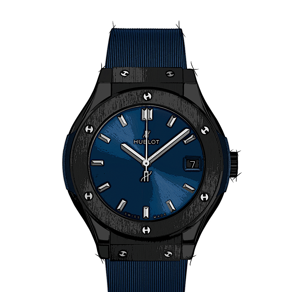 Hublot Classic Fusion Ceramic Blue von Hublot