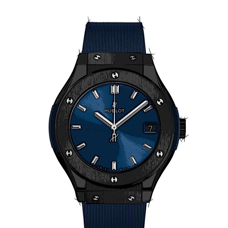 Hublot Classic Fusion Ceramic Blue von Hublot