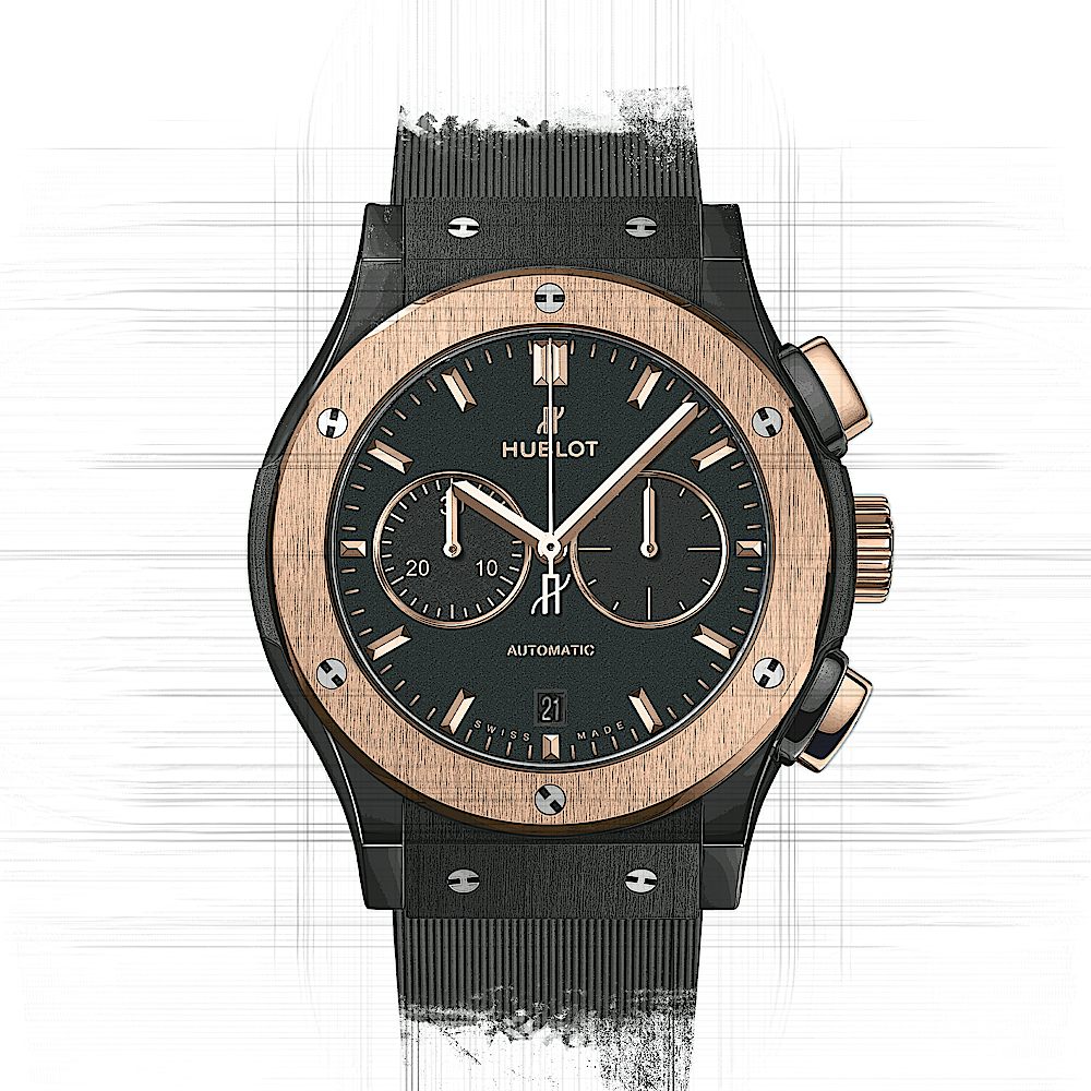 Hublot Classic Fusion Chronograph Ceramic King Gold 42 mm von Hublot