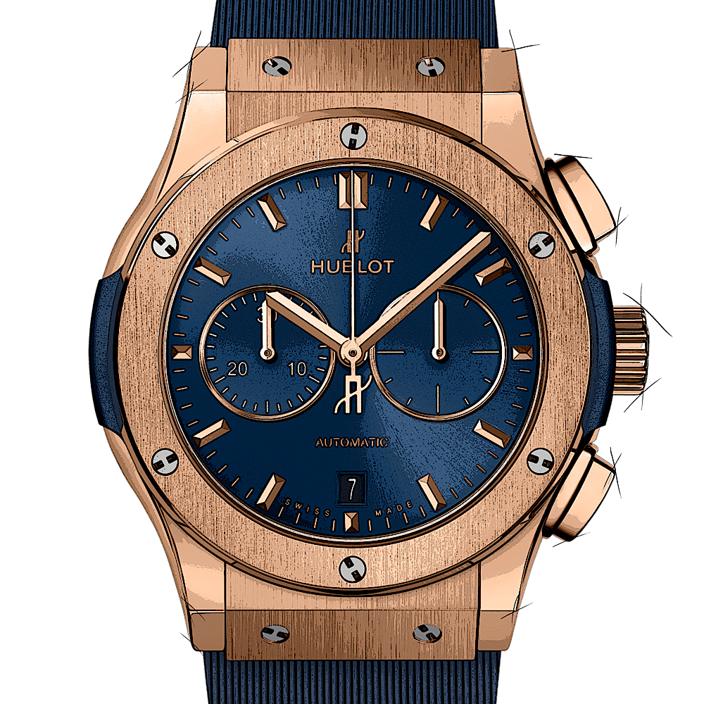 Hublot Classic Fusion Chronograph King Gold Blue von Hublot