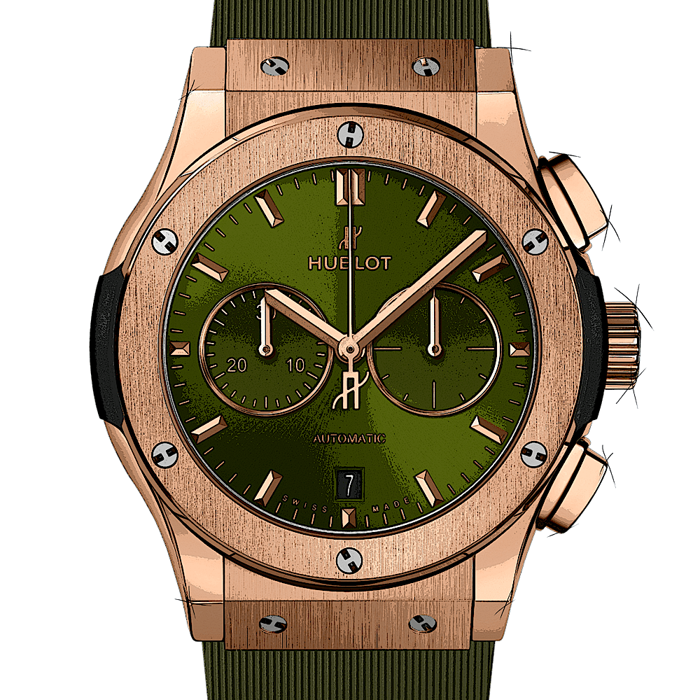 Hublot Classic Fusion Chronograph King Gold Green Hublot Classic Fusion Chronograph King Gold Green von Hublot